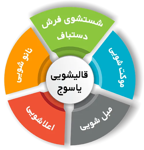 انواع خدمات در قالیشویی یاسوج